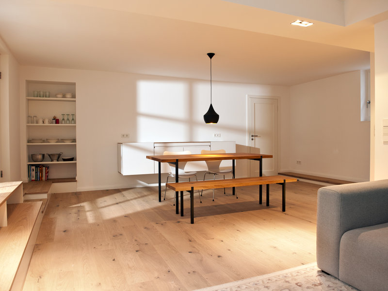 miniki Designküche in einem kleinen Apartment